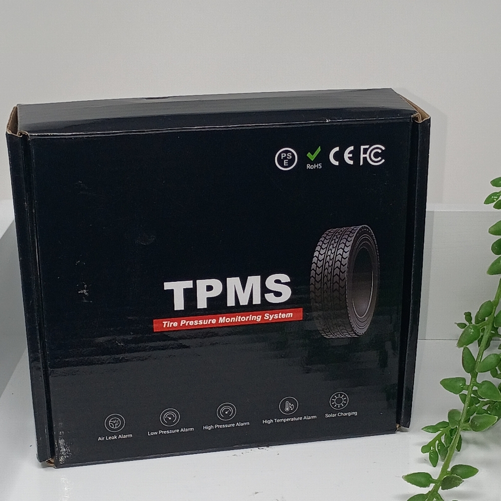 Black TPMS Tire Pressure Monitoring System